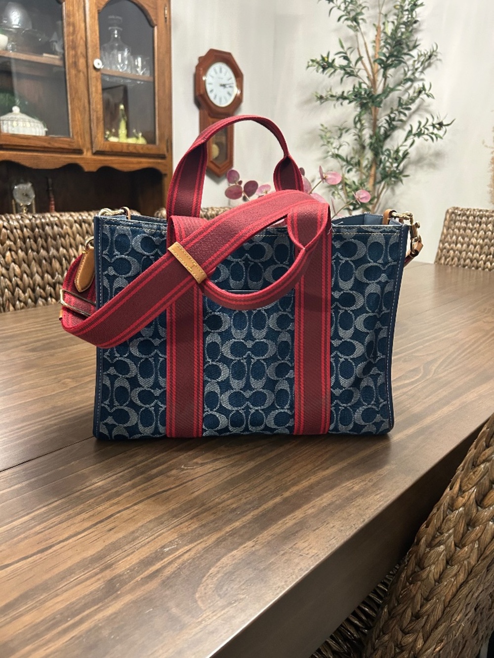 Coach Denim Handbag Tote